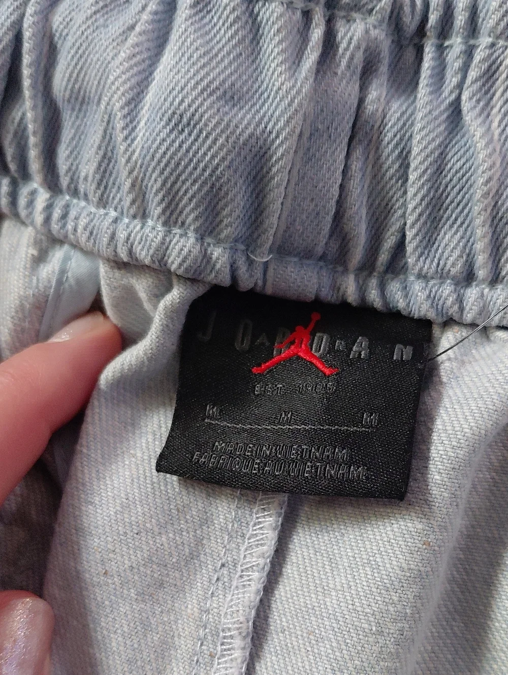 Jordan x A Ma Maniére Denim Shorts in the 